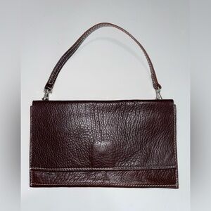 MAX TAMARA Chic Italian Brown Leather Bag - RARE - NWOT
